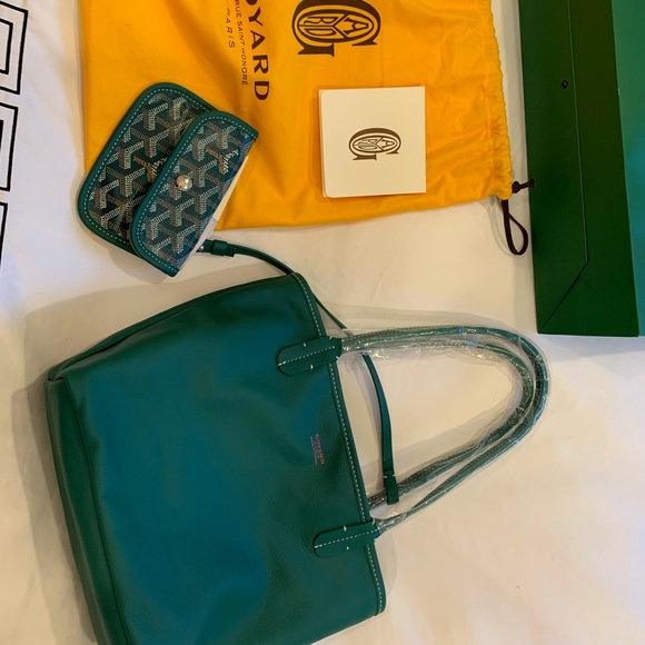 Brand new Goyard Anjou mini tote original $2940 - Picture 7 of 8